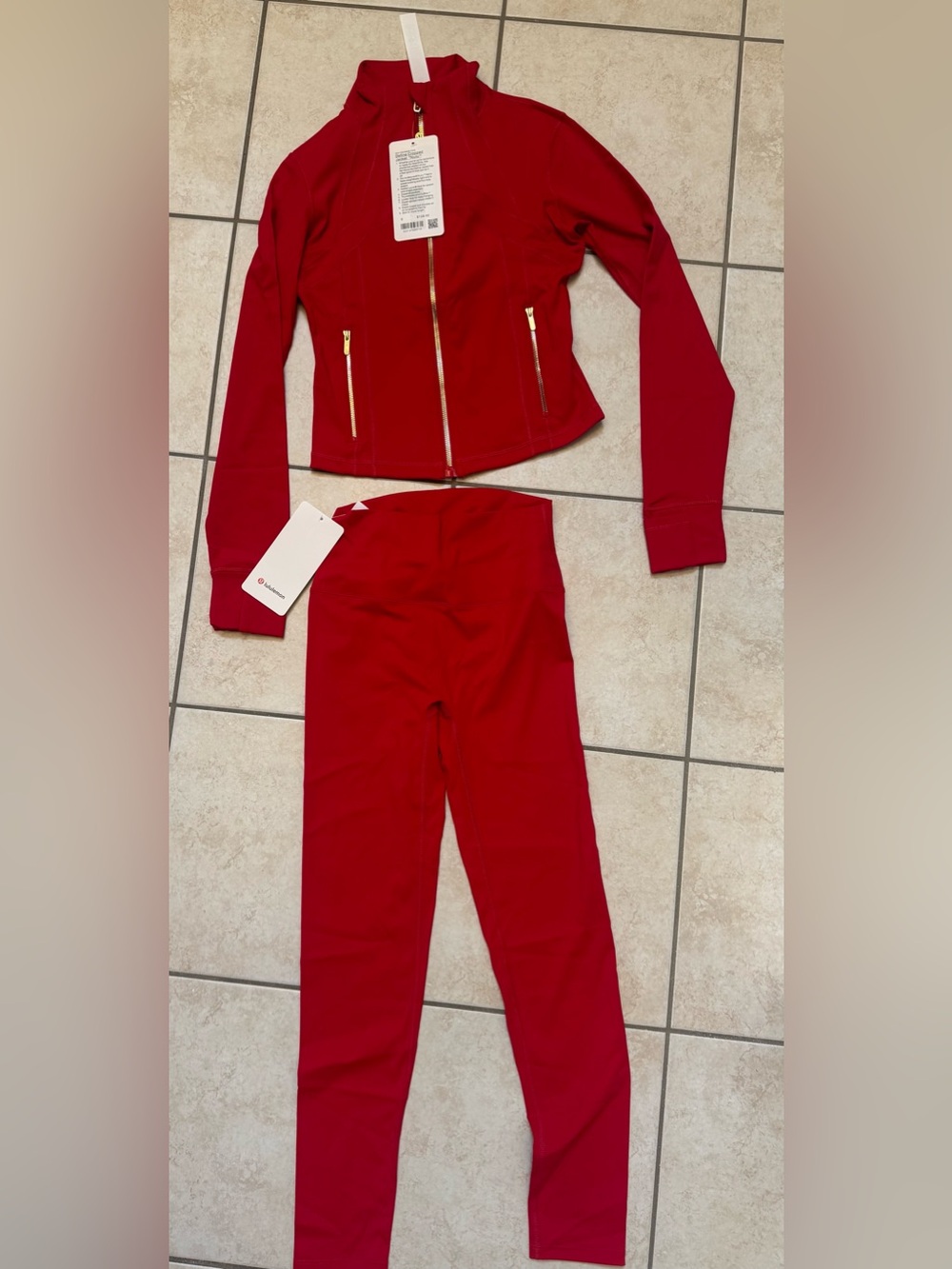 lululemon athletica Crimson High-Rise Performance Leggings